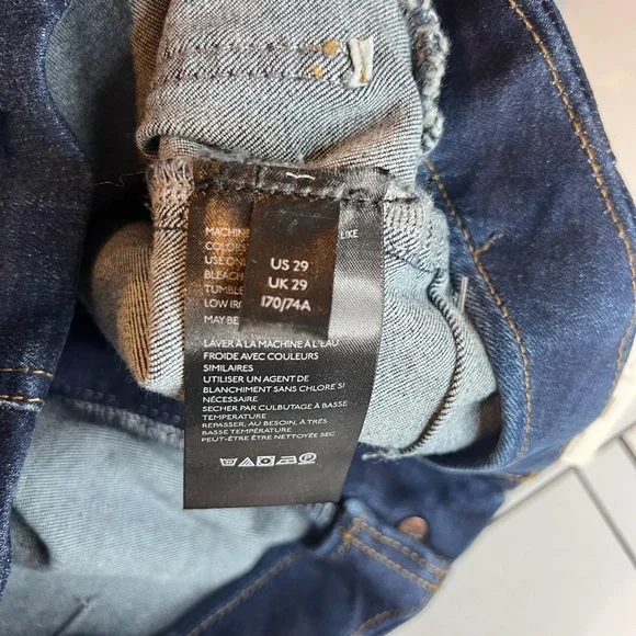 Free People We The Free Twenty-Nine Women's Deep Blue Skinny Jeans Size 29 NWT - Picture 8 of 8